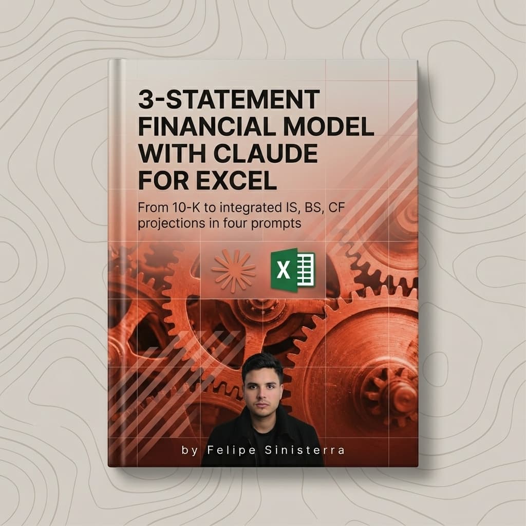 Three Statement Financial Model with Claude Excel Plugin