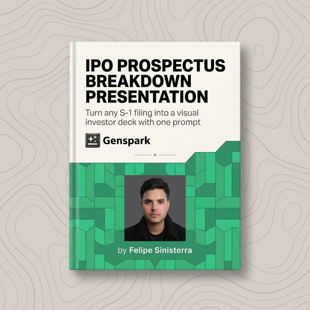 IPO Prospectus Breakdown Presentation with Genspark